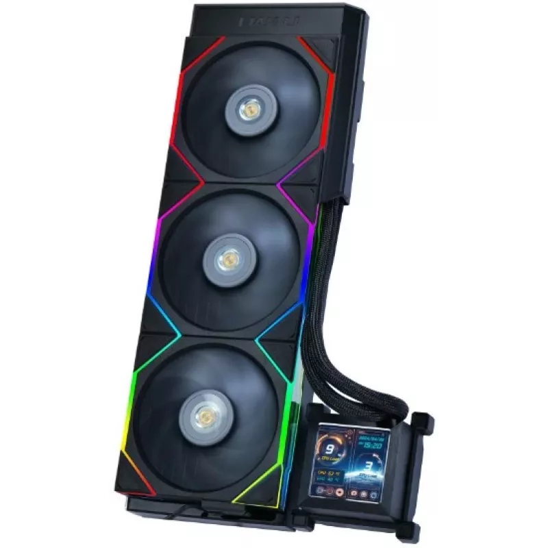 Kõik-ühes vedelikjahutus Lian Li HydroShift LCD 360S 12 cm must