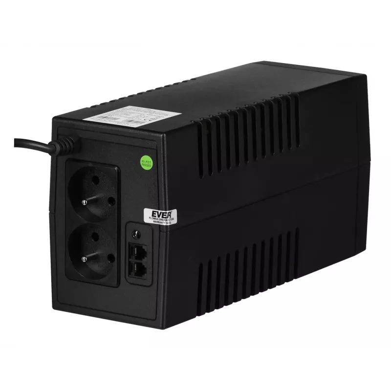 Ever EASYLINE 850 AVR USB Line-Interactive 0.85 kVA 480 W 2 AC pistikupesa