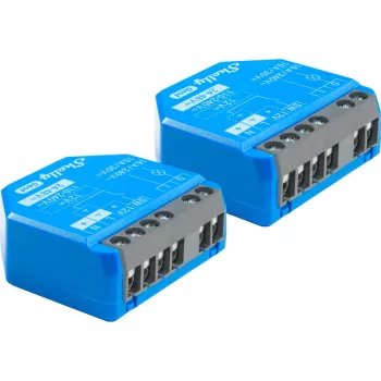 Nutikalt lüliti Shelly 1 Gen4, juhtmevaba, 240 V AC, Bluetooth 5.0 / Wi‑Fi / ZigBee, plastkorpus, 42×16×37 mm, pakis 2 tk
