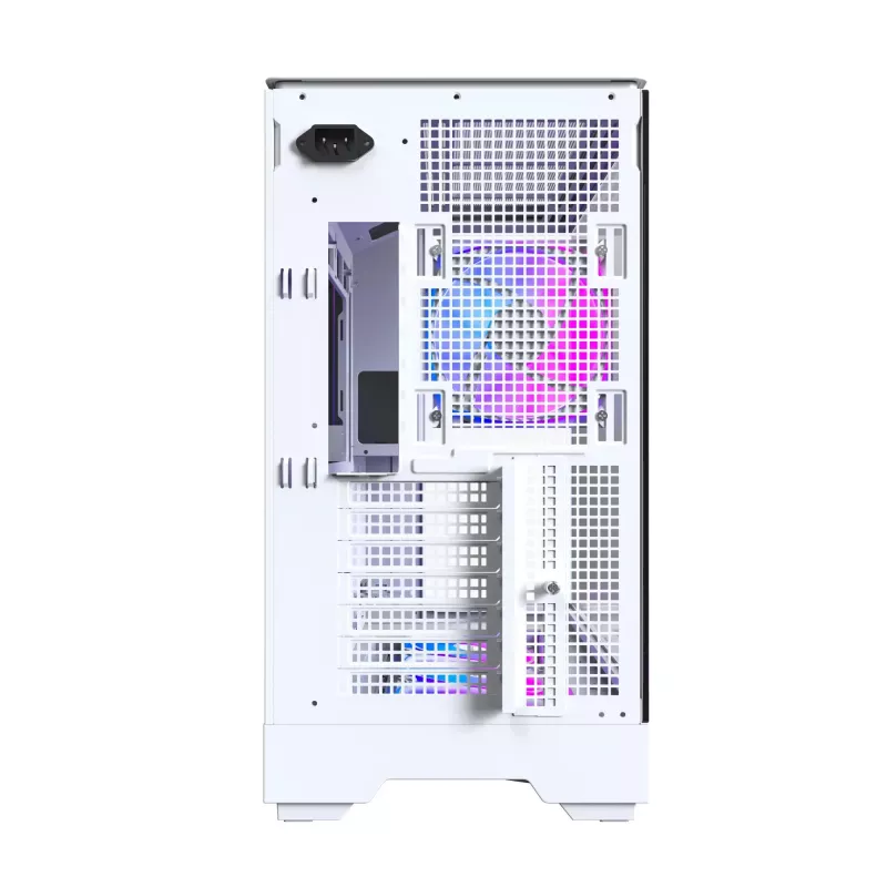 PC Case Montech KING 45 PRO (W) — Micro ATX / Mini-ITX Valge midi tower