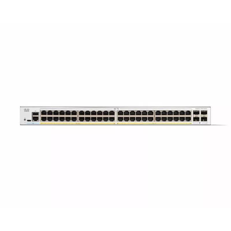 Hallatav kommutaator Cisco Catalyst 1300-48FP-4G 48 pordiga GE täielik PoE 4x1GE SFP