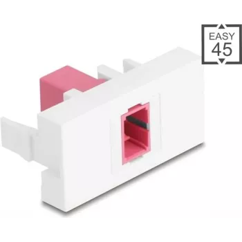 Patch-paneeli moodul DELOCK 90895 — SC Simplex kiudoptiline adapter, violetne/valge
