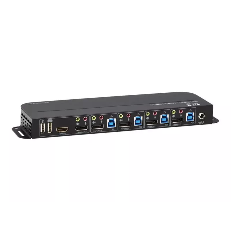 Tripp Eaton Tripp Lite seeria 4-pordiline DisplayPort KVM kahe konsoolipordiga (DP ja HDMI)