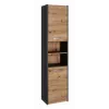 Vannitoa hoiukapp top e shop S40 ANTRATSIIT/ARTISAN, eraldiseisev, 400×300×1700 mm, 6 riiulit, 2 ust