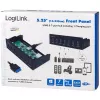 LogiLink USB 3.0 jaotur, 7-port 5.25 sisemine, kiirlaadimispordiga - Jaotur - 6 x SuperSpeed USB 3.0 + 1 x SuperSpeed USB 3.0 (laadimine)
