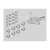 Ajamišahti paneel DeLOCK 47233 Must
