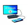 Kaasaskantav akupank Port Designs 907002 20000 mAh kiirlaadimine