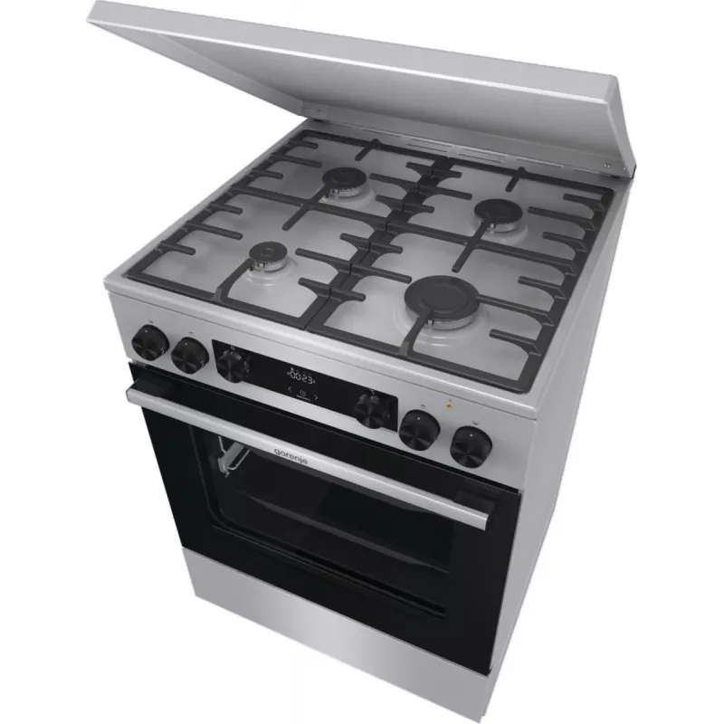 Gorenje GKS6C71XF vabalt seisev pliit hõbedane