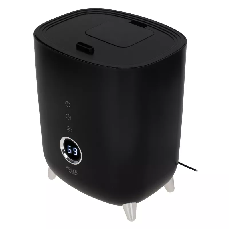 Adler | AD 7972 | Õhuniisutaja | 23 W | Veepaagi maht 4 L | Sobib ruumidesse kuni 35 m² | Ultraheli | Niisutusvõimsus 150-300 ml/h | Must