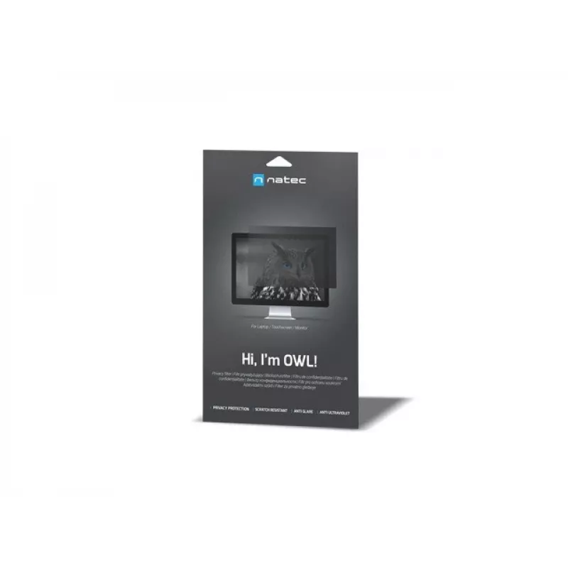 NATEC NFP-2287 privaatsusfilter 40,6 cm (16 inch) monitorile/sülearvutile – raamideta privaatsusfilter 2H