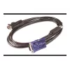APC KVM USB-kaabel - 6 jalga (1,8 m), 1,83 m, USB, USB, VGA, must, USB-A