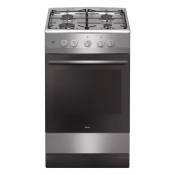 Cooker Amica, 57GGH4.23ZPF Xx, Gas, Extrudat, Stainless Steel, 50 cm