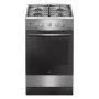 Cooker Amica, 57GGH4.23ZPF Xx, Gas, Extrudat, Stainless Steel, 50 cm