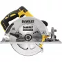Akuketassaag DeWALT DCS572NT — 18 V Li‑Ion, harjadeta, 184 mm ketas, 58 mm lõikesügavus (90°), 57° kaldenurk