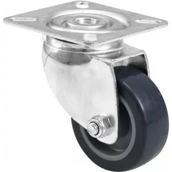 Rattaratas Roadinger 50 mm, hall — pöördratas seadmetele ja mööblile