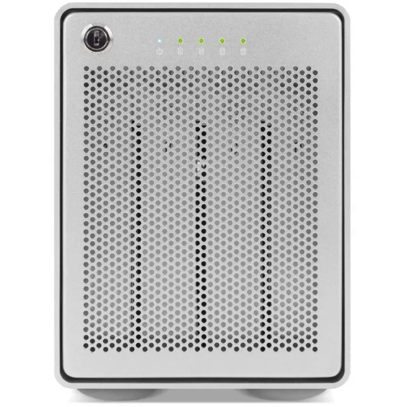 Mercury Elite Pro Quad, kettakorpus, hõbedane, USB 3.2 Gen 2, RAID-valmis