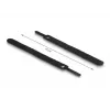 Takja-kinnitusega kaabliside DELOCK 19010 150x12mm must 10 tk