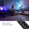 Liigpingekaitse Qoltec 50269 Must 5 pistikupesa 230V