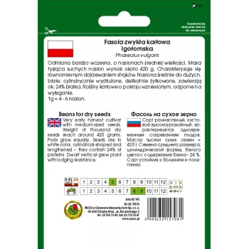 Seemnepakend Seklos LT PNOS — kuivad oad 'Igłomska' seemned, 50 g