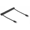 USB-kaabel DeLOCK 90369 USB 2.0 0,75 m USB C Must