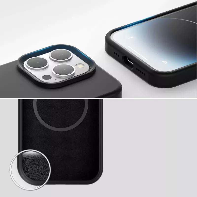 4smarts Silicone Case Cupertino Apple iPhone 15 jaoks MagSafe-ühilduv