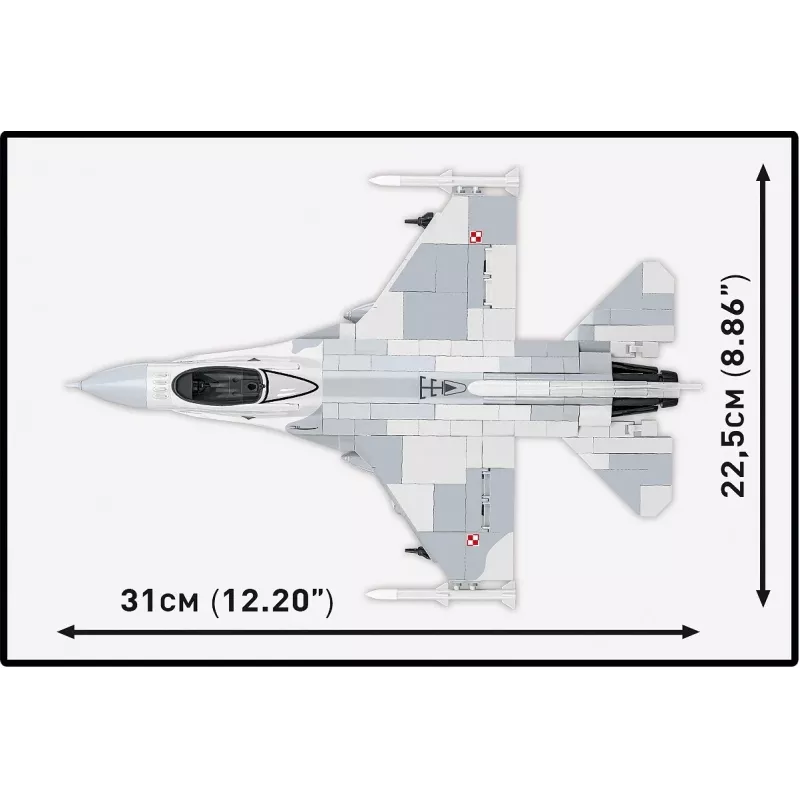 Ehituskomplekt Cobi F-16C Fighting Falcon — 463 tk, mudeli ehituskomplekt