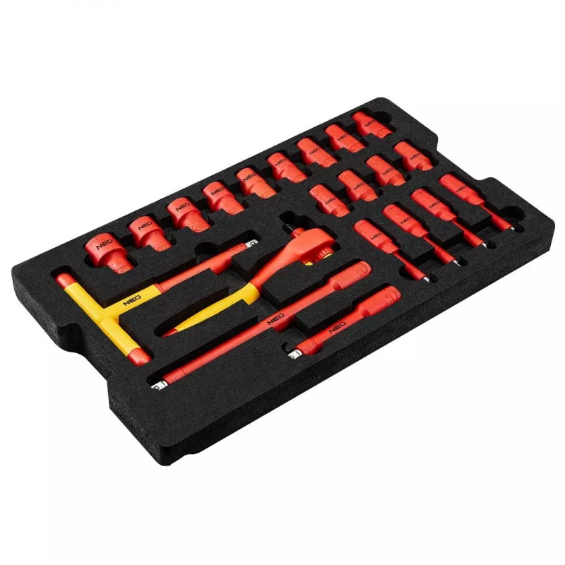 Neo Tools elektriku teeninduskast 52 osa 22 tugevas kastis