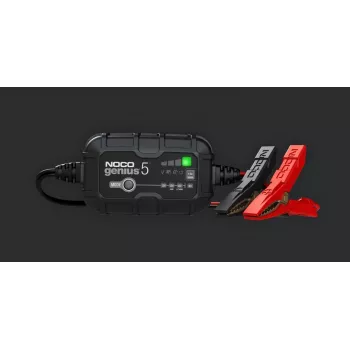 NOCO GENIUS5 5A akulaadija 6V/12V akudele hooldus- ja desulfureerimisfunktsiooniga
