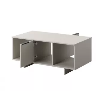 Kohvilaud cama meble ALMA 100×55×55 cm, ristkülikukujuline beež lauaplaat, kašmiirviimistlus
