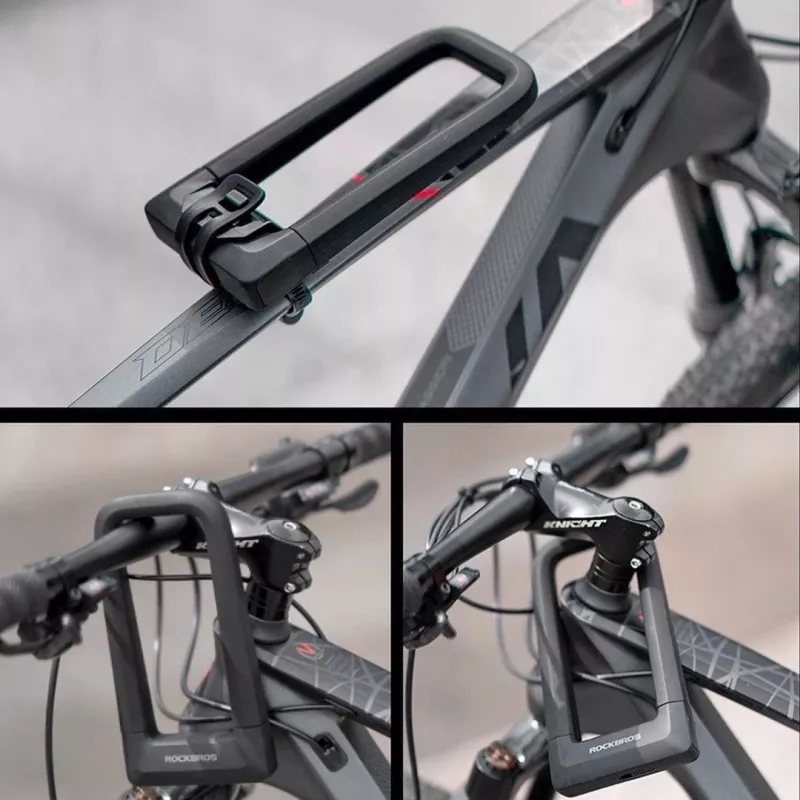 Rockbros RKS626-BKU-lock jalgrattalukk, must