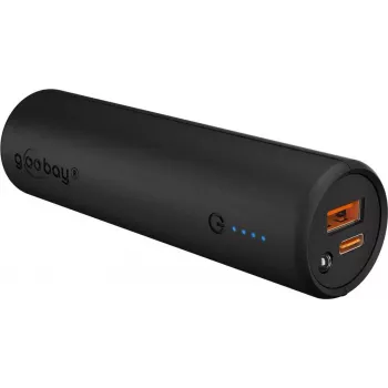 Goobay Bike Powerbank 5.0 tugevdatud hoidikuga jalgratta juhtrauale | 60656 | 5000 mAh | Must
