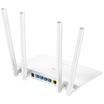 Laualine ruuter Cudy WR1200 Kaheribaline Wi‑Fi 5 (802.11ac) 867 Mbit/s, 4x RJ‑45 LAN, Valge
