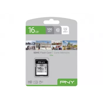 Välkmälu PNY 16 GB SDHC UHS-I Class 10 P-SD16GU1100EL-GE