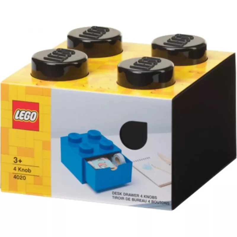 LEGO lauasahtel 4, hoiukarp must, naastud