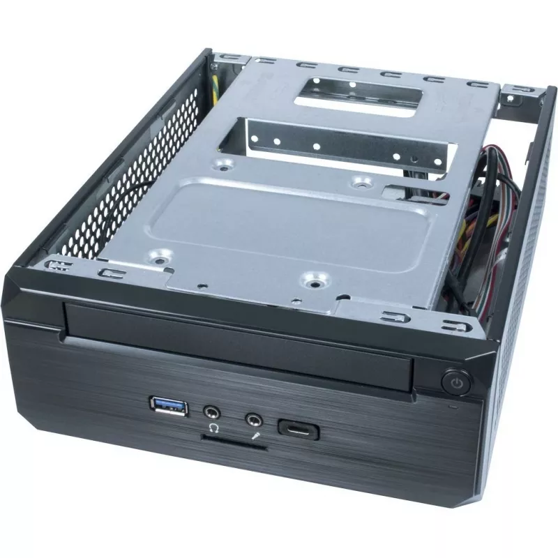INTER-TECH ITX MW-02 Type C 3.0 sisaldab välist USB 3.0 Type C-pistikut, sisaldab õhukest DVD-pesa (88881246)