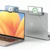 Induktiivne MagSafe hoidik MacBookile valge