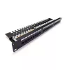 DIGITUS Professional DN-91624U - patch-paneel - RJ-45 x 24 - must, RAL 9005 - 1U (19 inch)