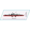 Naval ship model COBI COBI-4839 Assembly kit 1:300 Length 870 mm Height 215 mm