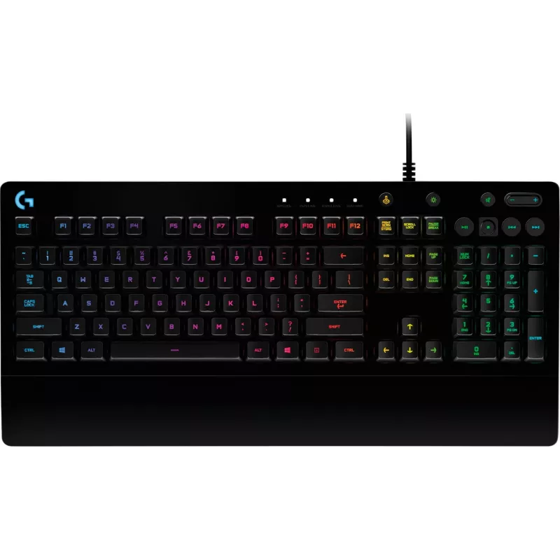 Logitech G G213 Prodigy - täissuuruses (100%) - USB - mehaaniline lüliti - QWERTY - RGB-LED - must