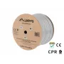 Võrgukaabel LANBERG LCUF6L-11CU-0305-S U/FTP Cat6a rullil, 305 m, 23 AWG, 500 MHz, hall