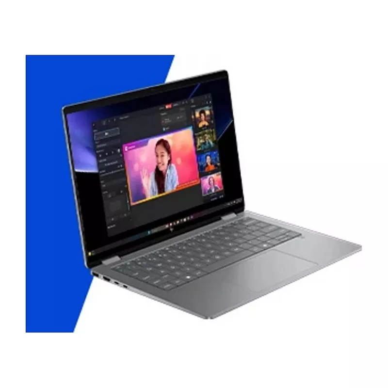 HP OmniBook X Flip Next Gen AI sülearvuti 14-fm0056ng - Pööratav disain - Intel Core Ultra 5 226V / 2,1 GHz - Win 11 Home - Arc Graphics 130V - 16 GB RAM - 512 GB SSD NVMe - 35,6 cm (14)