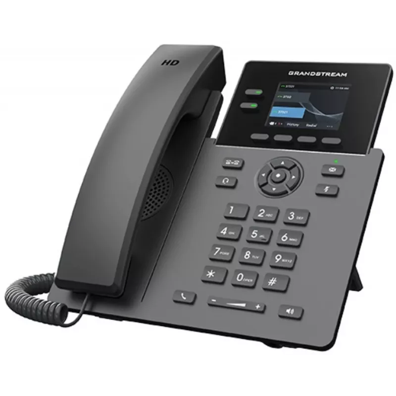 IP-telefon Grandstream GRP2610 2-liiniline HD-heli, operaatoriklassi VoIP-telefon