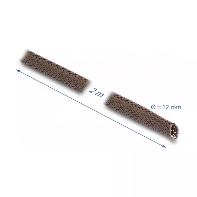 Kaablikaitseümbris DeLOCK 20898 Pruun Polüester 1.2 cm läbimõõt