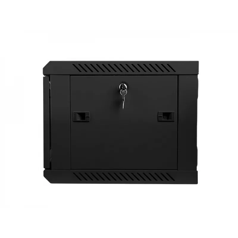 Seinale paigaldatav kapp LANBERG WF01-6406-10B, 6U, 19 tolli, 600×374×450 mm, must, 60 kg