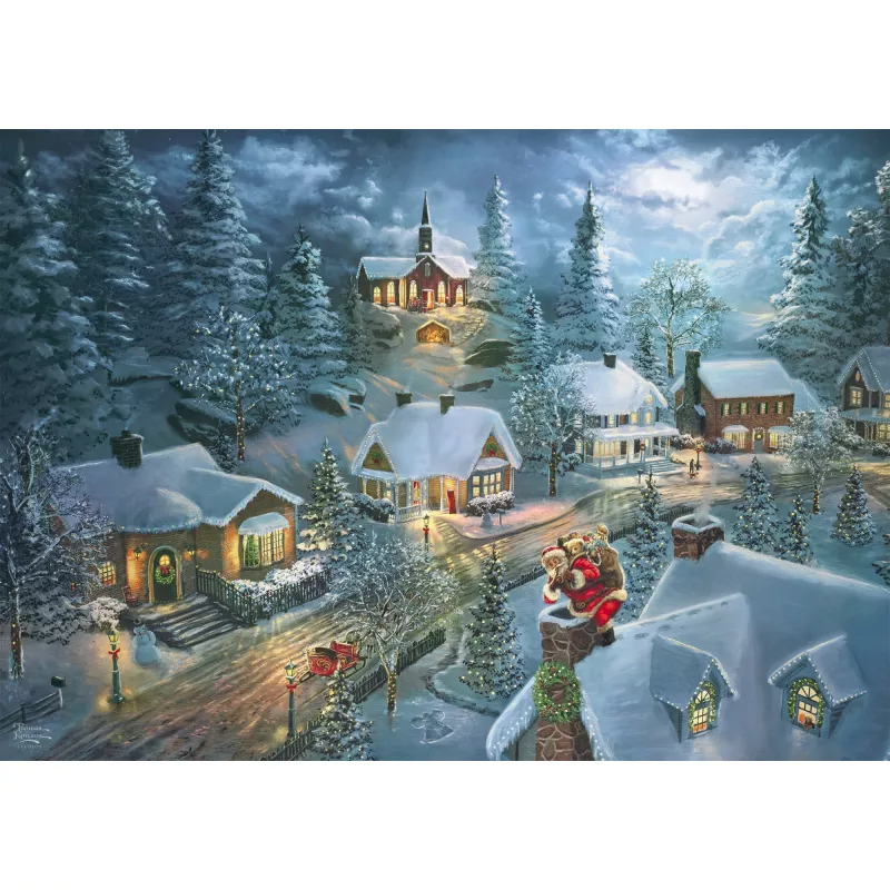 Pusle schmidt spiele Thomas Kinkade Studios “Santa's Silent Night” 1000 tk