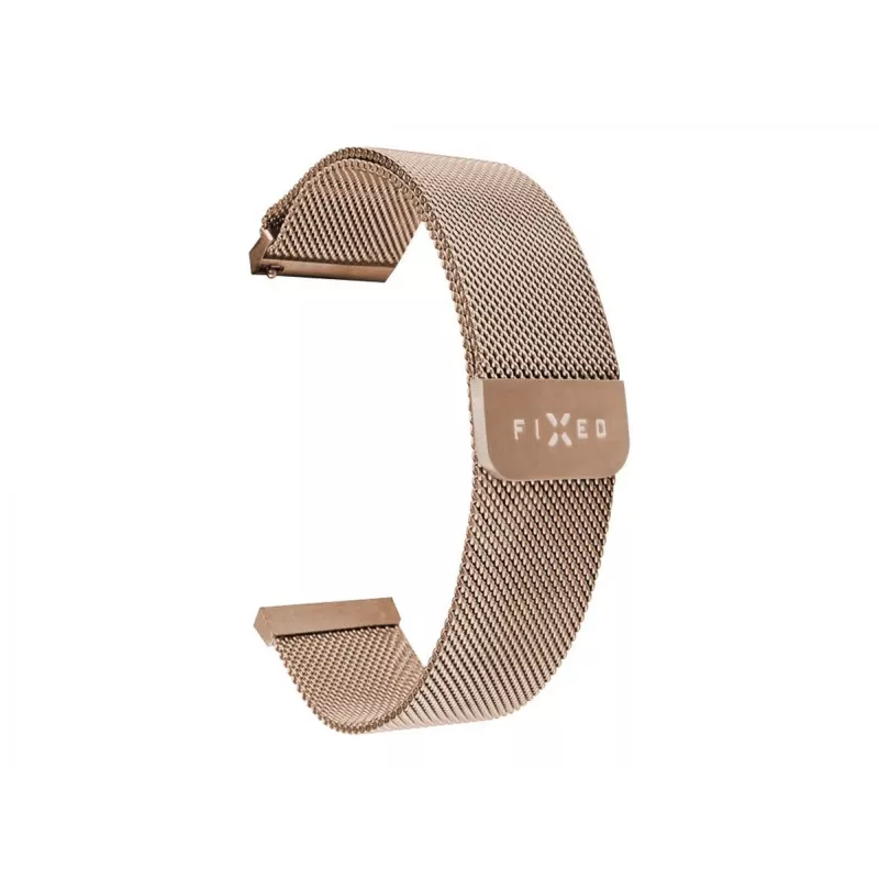 Kellarihm FIXED Mesh Strap Fixed 18mm roostevaba teras kiirvabastus kuldne