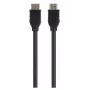 Belkin Standard - HDMI-kaabel - HDMI (M) kuni HDMI (M) - 3 m - topeltisolatsioon - must - 4K tugi