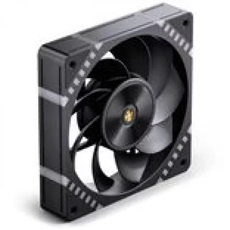 Korpusventilaator Jonsbo HF2-120 Reverse Blade PWM ARGB 120mm must, PWM-juhtimine, ARGB-valgustus