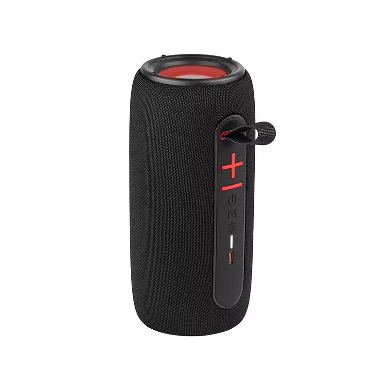 Kaasaskantav stereokõlar TRACER Stripe Must — 10 W RMS, Bluetooth/juhtmega, USB-A ja USB-C, MicroSD, sisseehitatud aku (kuni 5 h)