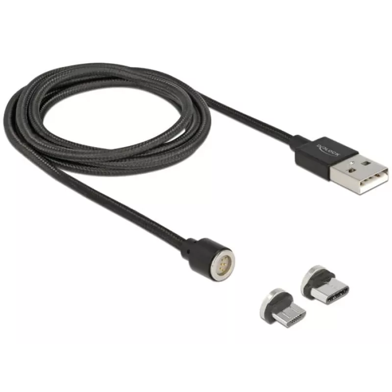 USB-kaabel DeLOCK 85723 USB 2.0 1,1 m USB A USB-C/Mikro-USB-B must